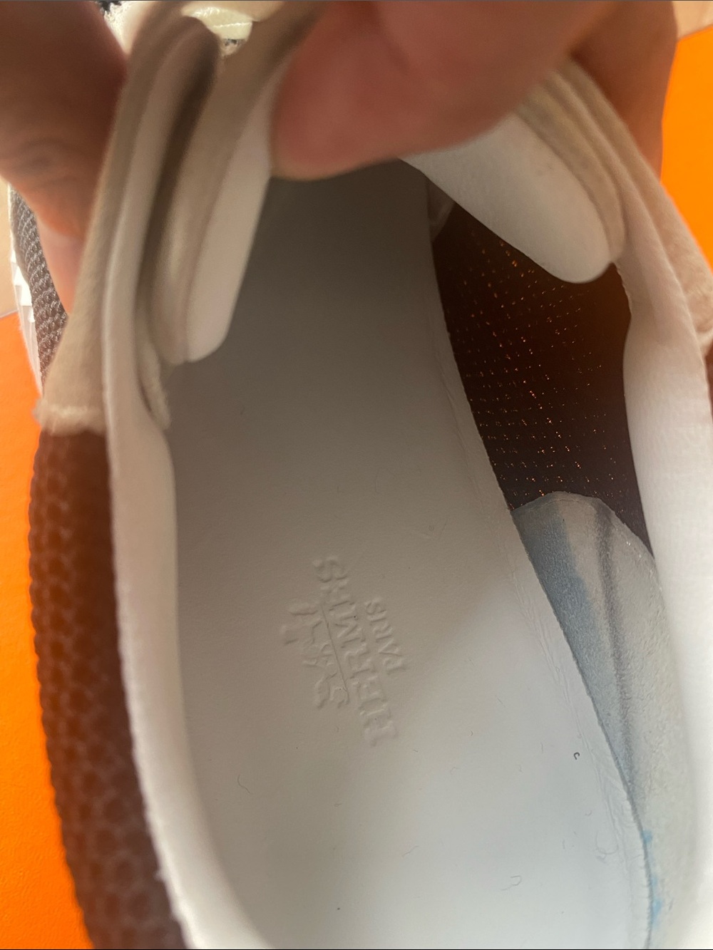 Women’s Hermes Bouncing Sneakers size 37 - Picture 9 of 14